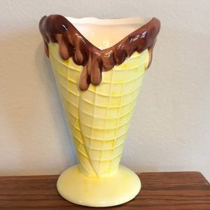 Vintage Ice Cream Dish (Handpainted)